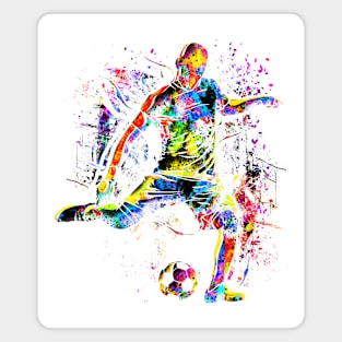 Soccer - Colorful Soccer Player Magnet